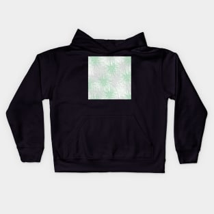 Green and Silver Pattern Kids Hoodie